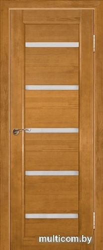 Межкомнатная дверь Юркас Вега ЧО 5 70x200 (светлый орех, стекло мателюкс матовое)