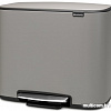 Brabantia Bo Pedal Bin 36 л (минерально-серый)