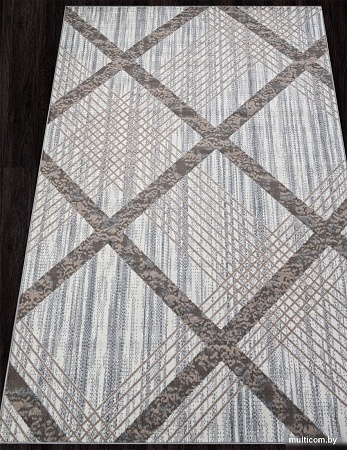 Ковер для жилой комнаты Merinos Sierra F351-STAN-CREAM-BLUE (1.8х2.5)