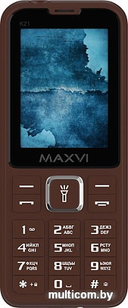 Мобильный телефон Maxvi K21 (коричневый)