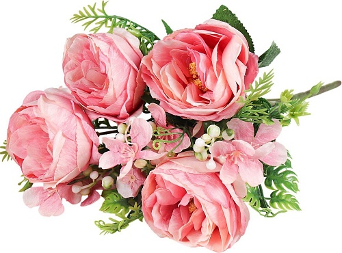 Искусственный букет Forgarden Роза BN11048 (светло-розовый)