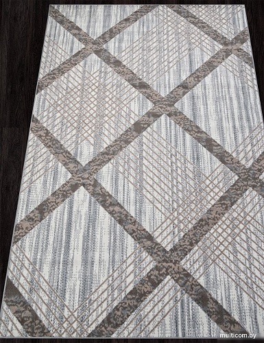 Ковер для жилой комнаты Merinos Sierra F351-STAN-CREAM-BLUE (1.8х2.5)