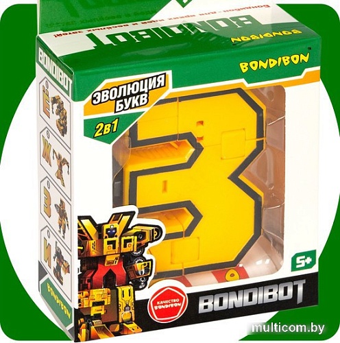 Трансформер Bondibon Bondibot Буква З ВВ5494