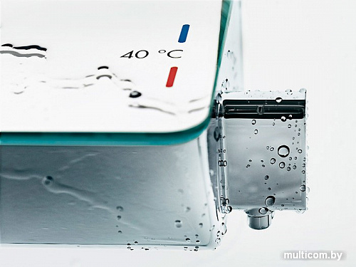Смеситель Hansgrohe Ecostat Select (хром/белый) 13161000