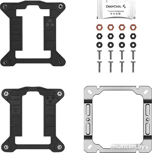 Кулер для процессора DeepCool AG400 LED R-AG400-BKLNMC-G-1