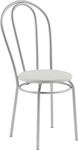 Стул Mio Tesoro Тюльпан (молочный/металлик)