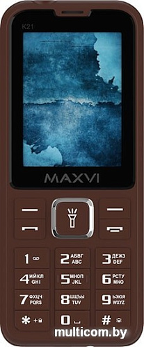 Мобильный телефон Maxvi K21 (коричневый)