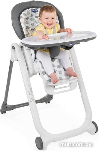 Стульчик для кормления Chicco Polly Progres5 (розовый)