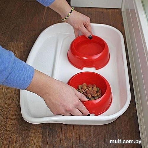 Миски на подставке Ferplast Lindo 71910021W1 (красный)