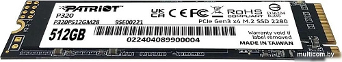 SSD Patriot P320 512GB P320P512GM28