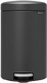 Brabantia Pedal Bin NewIcon 12 л (минерально-графитовый)
