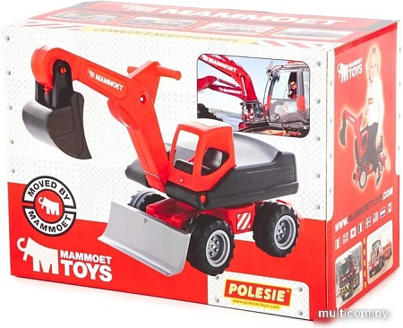 Игрушечный транспорт Полесье Мега-экскаватор колесный Маммоет 202-01 66237