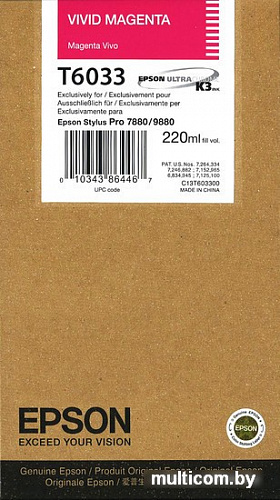 Картридж Epson C13T603300