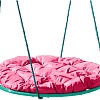 Подвесные качели M-Group Гнездо 1.2м 17039908 (розовая подушка)