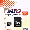 Карта памяти Dato microSDXC DTTF064GUIC10 64GB (с адаптером)