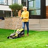 Колёсная газонокосилка Ryobi RY18LMH37A-250 Hybrid (с 2-мя АКБ)