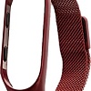Ремешок Xiaomi Milanese Magnetic для Mi Band 3 (винный)
