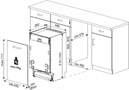Посудомоечная машина BEKO DIS25010