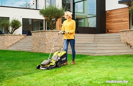 Колёсная газонокосилка Ryobi RY18LMH37A-250 Hybrid (с 2-мя АКБ)