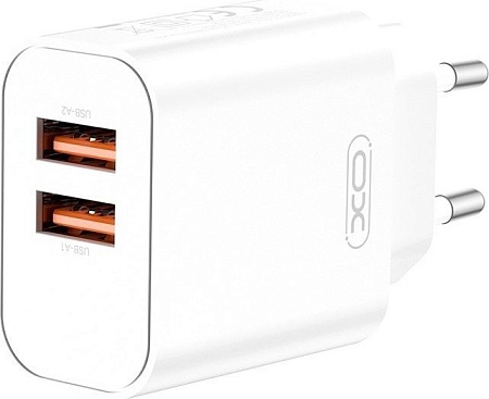 Сетевое зарядное XO CE34 USB Type-C (белый)