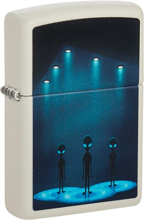 Зажигалка Zippo Classic Glow In The Dark Aliens Design 49487