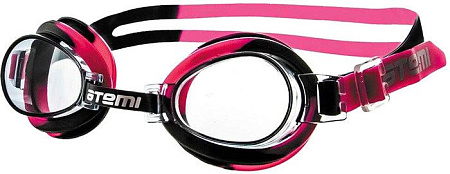 Очки для плавания Atemi S303 (черный/розовый)