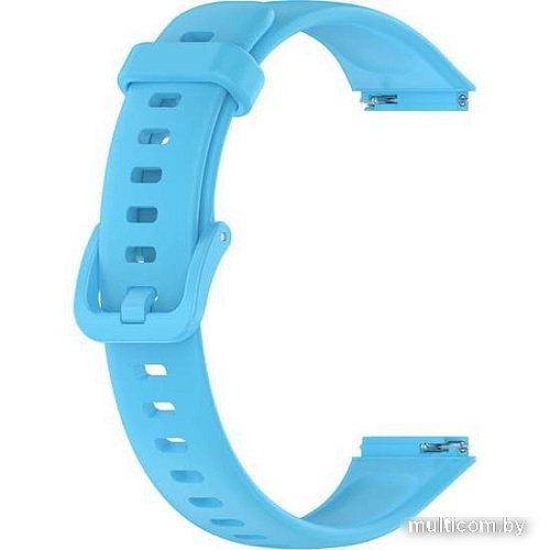 Ремешок Rumi силиконовый для Huawei Band 7 (голубой)
