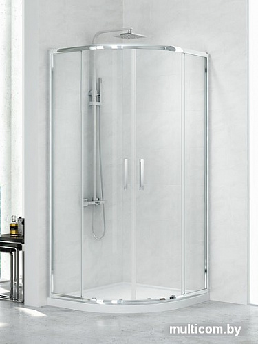 Душевой уголок NEW TRENDY New Practic 90x90 K-0302 (прозрачное стекло)
