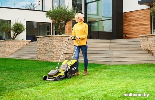 Колёсная газонокосилка Ryobi RY18LMH37A-250 Hybrid (с 2-мя АКБ)
