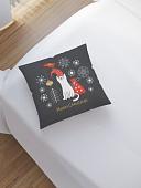 Чехол на подушку JoyArty Новогодний котик sl_380795