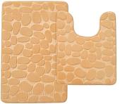 Набор ковриков Home One U-shape рельефный 397835 50x80/50x60 (бежевый)
