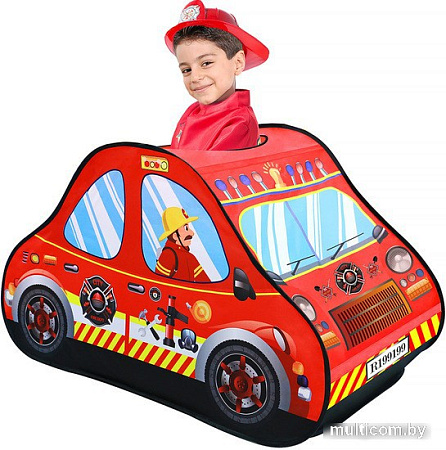 Игровая палатка Pituso Пожарная машина J1114 (50 шаров)