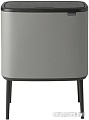 Brabantia Bo Touch Bin 3x11 л (минерально-серый)