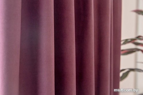 Штора Decoretto Нубук НБ-К37 4.25x2.6 м (бордовый, 1 шт)