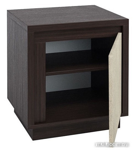 Тумба КМК Мебель Нирвана 1Д 0555.8 (дуб кентерберри т.-камень серый)