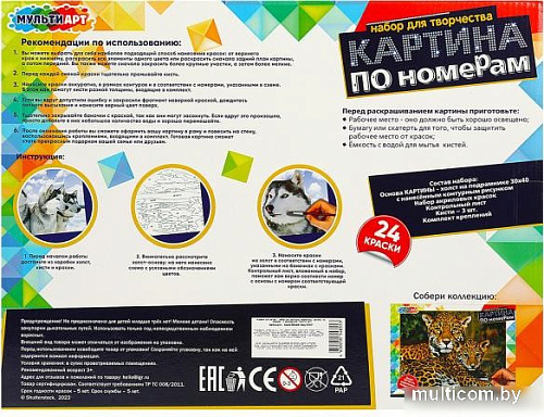 Картина по номерам MultiArt Лайки CANV30X40-MULTI47