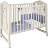 Детская кроватка Polini Kids Classic 621 Зайки (бежевый/синий)