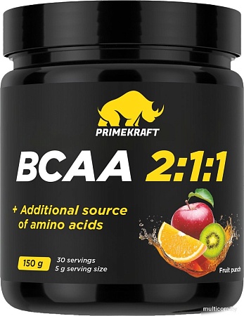 BCAA Prime Kraft 2:1:1 (150г, фруктовый пунш)