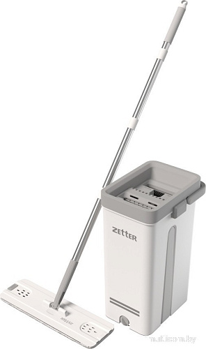 Швабра с отжимом Zetter L ZIP-HOME-0322-20 (белый)