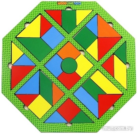 Головоломка WoodLand Toys Калейдоскоп Полянка 083403