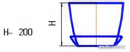 Кашпо NiNaGlass №5 4840155101