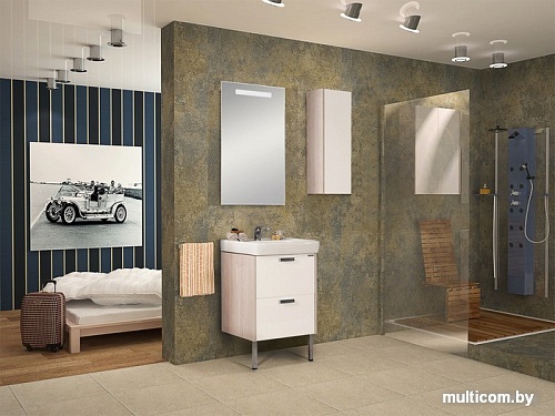 Акватон Йорк Шкаф-полупенал ясень фабрик [1.A171.4.03Y.OAV.0]