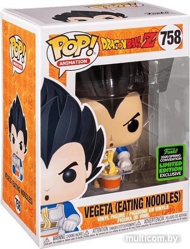 Фигурка Funko POP! Vinyl: ECCC: DBZ: Vegeta (Eating Noodles) 45926