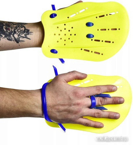 Лопатки для плавания Cliff Conguest SP-02 (L, желтый)