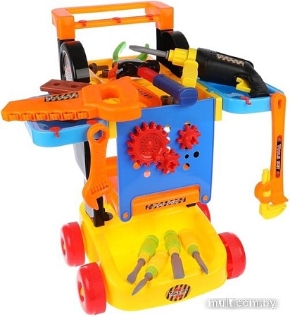 Тележка с инструментами игрушечная Наша Игрушка Маленький мастер 998-4