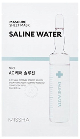 Missha Маска Mascure AC Care Solution Sheet Mask Saline Water 28 мл