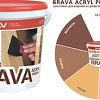 Шпатлевка MAV Brava Acryl Profi-1 1.3 кг (белый)