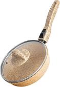 Сковорода Elan Gallery Гармония Вкуса Медовый гранит 121167