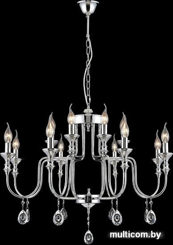 Люстра Citilux Рига CL437221 (хром)