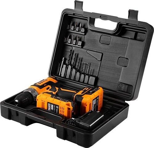 Дрель-шуруповерт Deko Banger 20V ONE+ 083-1109 (с 2-мя АКБ, кейс)